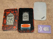 Zippo Commemorative Lighter 1932-1982 with Built-in Tape Measure - China Electronics Import/Export & Lawrence-Crow Electronics 50th Anniversary Advertising Piece (New in Box) — listing 4