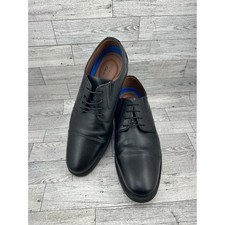 Clarks Collection Men's Brown Leather Waterproof Cap-Toe Derby Dress Shoes, Size 9.5 — listing 6