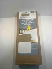 White Faux Wood Horizontal Window Blind with 2-Inch Slats and Valance Wide — listing 5