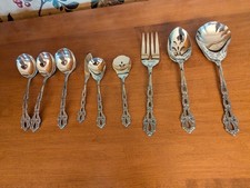 Oneida Community Chandelier Stainless 5-Piece Serving Set — listing 4