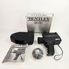 Bentley Super 8 BX-720 Movie Camera, Black, with Leatherette Case and Strap — listing 5