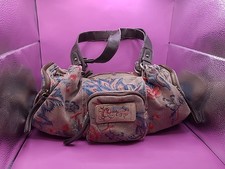 Vintage Tapestry Carpet-Style Barrel Duffel Bag with Medallion Tile Pattern — listing 6