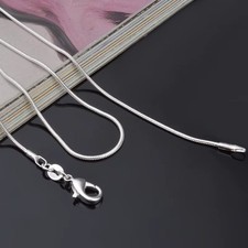 Sterling Silver Multi-Strand Snake Chain Bracelet with Bead Stations — listing 4