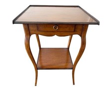 Theodore Alexander Chateau du Vallois French Country Side Table with Drawer and Lower Shelf — listing 6