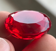 Pair of Natural Loose Rubies, 2.5 ct & 2.1 ct, Oval & Cushion Cut, Pinkish-Red Yes - certified natural, no heat — listing 3