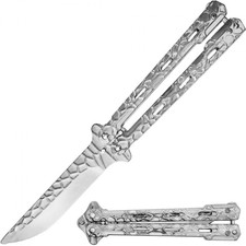 Snake Eye Tactical Spring-Assisted Folding Pocket Knife with 3D Skull/Bandana Graphic Handle — listing 2
