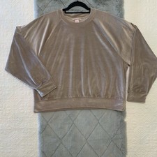 Victoria's Secret Black Velour Zip-Up Track Jacket, Size M — listing 5