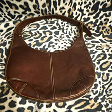 Fossil Long Live Vintage Pebbled Leather Hobo Shoulder Bag, Burgundy — listing 6