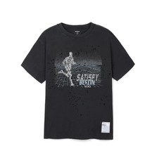 Satisfy Running MothTech Organic Cotton T-Shirt, Distressed Gray, Size M — listing 3