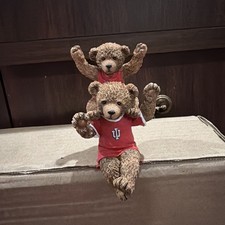 Ridgewood Collectibles 2003 Miniature Jointed Teddy Bear Ornament with UNC Sweater — listing 2