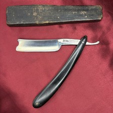 Antique E.J. Bingham Superior Straight Razor with Original Box
