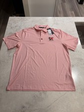 Cutter & Buck Boston Red Sox Striped Golf Polo Shirt, Men's M, listing 2