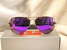 Ray-Ban RB3025 Aviator Large Metal Sunglasses, Gold Frame 55mm — listing 2