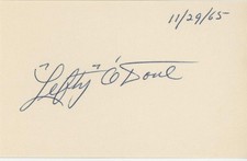 Vintage Multi-Signed Baseball with Lefty O'Doul Signature (Possible 1930s Team/Barnstorming Ball) — listing 5