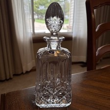 Cut Crystal Decanter Stopper with Faceted Ball Finial — listing 5