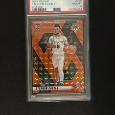 2024-25 Panini Mosaic Stephon Castle NBA Debut Rookie Card #267 (Prizm) — listing 2