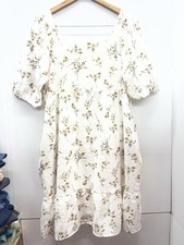 Love Olive Co Floral Tiered Long-Sleeve Boho Midi Dress, Size M/L — listing 4
