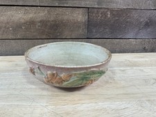 Roseville Pottery Bittersweet Compote, Gray, #863-4 — listing 2