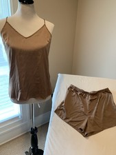 Stars Above Women's Ivory Satin Wrap Robe, Size XL/XXL — listing 4