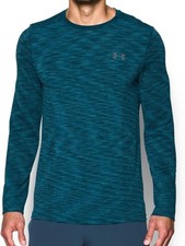 Under Armour Threadborne Freedom Henley Men's Long Sleeve Shirt XL Olive Green — listing 5