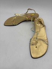 Stuart Weitzman Tweed & Leather T-Strap Slingback Heels — listing 4
