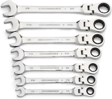 GearWrench 9901 12-Piece Metric Flex-Head Ratcheting Combination Wrench Set (8-19mm) — listing 4