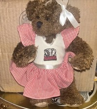 Ridgewood Collectibles 2003 Miniature Jointed Teddy Bear Ornament with UNC Sweater — listing 4