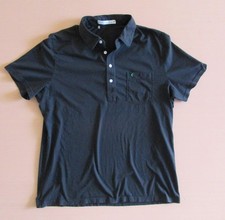 Criquet Striped Cotton Long-Sleeve Players Polo Shirt, Blue/Green Stripe, Size XXL — listing 6