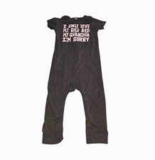 Graphic Print Short-Sleeve Coverall Jumpsuit with Cartoon/Graffiti Art — listing 3
