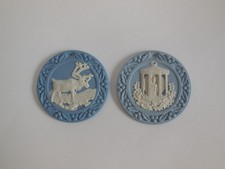 Wedgwood Blue Jasperware 1993 Christmas Collector Plate — listing 6
