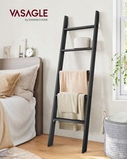 Decorative Black Wood Blanket Ladder (Rustic Farmhouse Decor) — listing 5