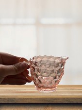 Jeannette Glass Pink Cube (Cubist) Pattern Depression Glass Bowl, 6.5 inch — listing 4