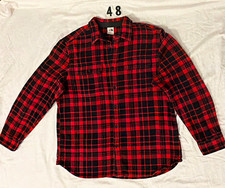 The North Face Women's Relaxed Fit Woven Flannel Shirt, Purple Plaid, Size L — listing 5