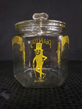 Planters Peanuts Pink Depression Glass Store Display Jar with Peanut Finial Lid — listing 2
