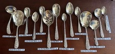 Rose by Stieff Sterling Silver Flatware Set for 8, 40 Pieces, Repoussé — listing 5
