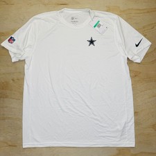 Nike Dallas Cowboys Women's Navy Star Logo Cropped Tee
