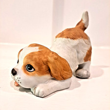 Vintage Ceramic Puppy Dog Figurine with Tilted Head and Collar — listing 5