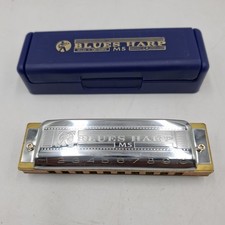 Hohner Blues Harp MS 10-Hole Diatonic Harmonica with Case — listing 5