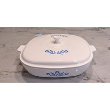 Corning Ware Cornflower Blue Casserole Dishes with Glass Lids (2 pieces) A-2-B — listing 6