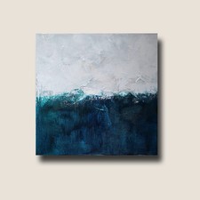 Large Contemporary Abstract Painting on Canvas with Swirling Colorful Circles — listing 4
