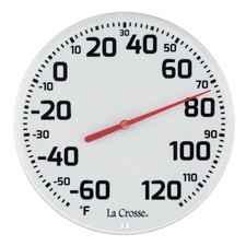 La Crosse Technology Round Dial Indoor/Outdoor Thermometer — listing 6