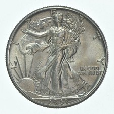 1943 Walking Liberty Half Dollar 90% Silver US Coin — listing 4