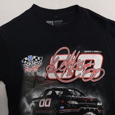 Young & Reckless "Reckless Racing Team" NASCAR-Style Rhinestone Graphic T-Shirt, Size Large — listing 5