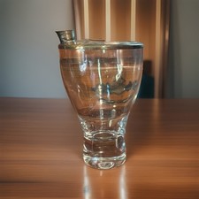 Vintage Three-Piece Cocktail Shaker with Built-In Strainer Cap — listing 3