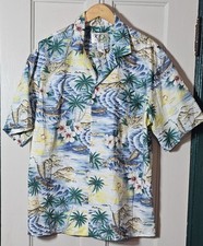 KY's Made in Hawaii Men's Motorcycle Print Aloha Shirt, Size XL — listing 5