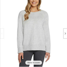 Max & Mia Women's Light Blue Raglan Crewneck Sweater — listing 6