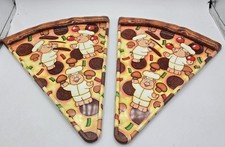 Deborah Mallow Pizza Slice-Shaped Melamine Serving Trays, Set of 3 — listing 2