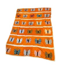 Vintage Folk Art Appliqué & Embroidered Linen Textile with Figure Carrying Broom — listing 6
