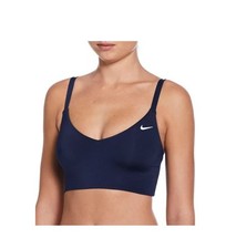 Nike V-Neck Bikini Swim Top Medium Blue — listing 4