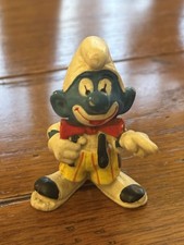 Vintage 1982 Clown Smurf PVC Figurine on Original Wallace Berrie Card, Schleich / Peyo — listing 5